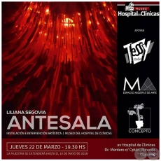 Antesala - Instalacin e intervencin artstica de Liliana Segovia - Jueves, 22  de Marzo de 2018